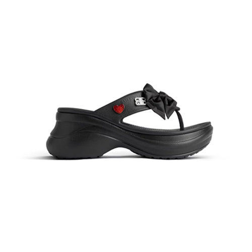 발렌시아가 X 크록스 지비츠 텅 블랙