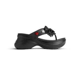 발렌시아가 X 크록스 지비츠 텅 블랙