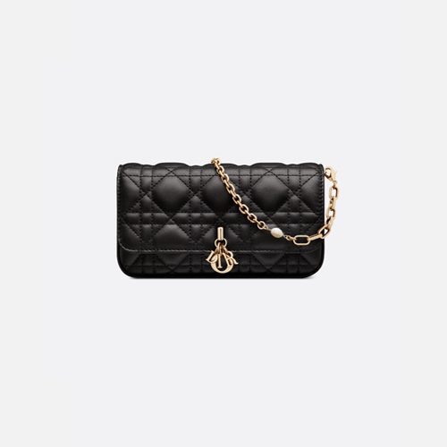 디올 마이 디올 톡 파우치 체인백 블랙