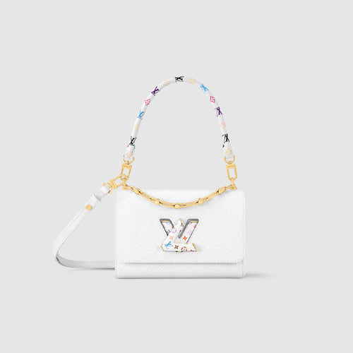 루이비통 LV X TM 트위스트 MM 슬림 화이트 M13678