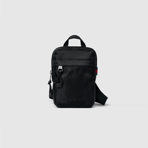 구찌 GG 나일론 미니백 블랙 834274