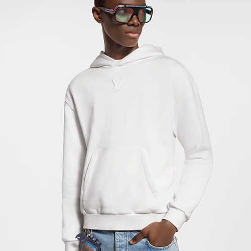 루이비통 LV 엠보스드 코튼 후드티 1AGTST