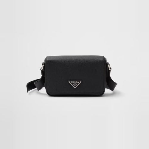 프라다 사피아노 가죽 숄더백 블랙 2VD065 (유노윤호 착용)