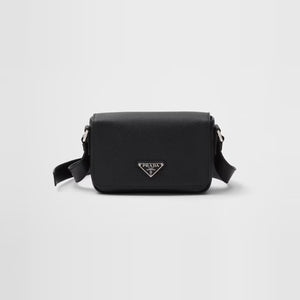 프라다 사피아노 가죽 숄더백 블랙 2VD065 (유노윤호 착용)