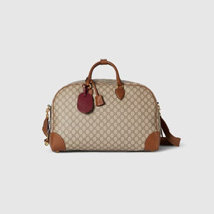구찌 GG 엠블럼 미디엄 더플백 베이지 821148