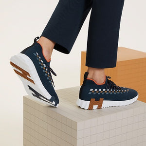 에르메스 플렉스 슬립온 스니커즈 네이비