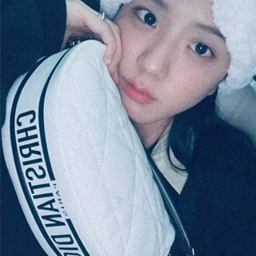 디올 바이브 호보백 화이트 S/M (지수,제시카 착용)