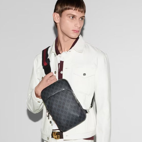 구찌 스몰 GG 크로스백 블랙 822073