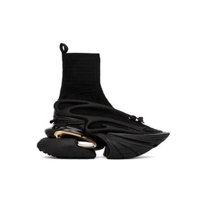 발망 유니콘 하이탑 니트 스니커즈 블랙