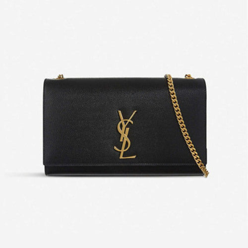 세인트로랑 케이트백 M 블랙/금장 (보미,권은비 착용)