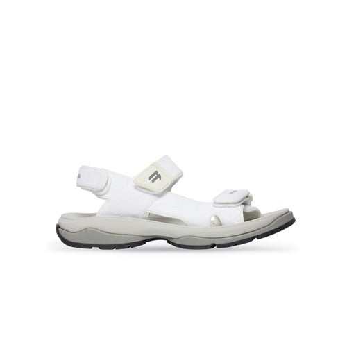 발렌시아가 투어리스트 스트랩 샌들 화이트