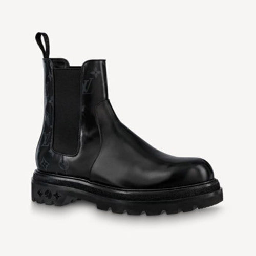 루이비통 LV 블랙 아이스 첼시 부츠