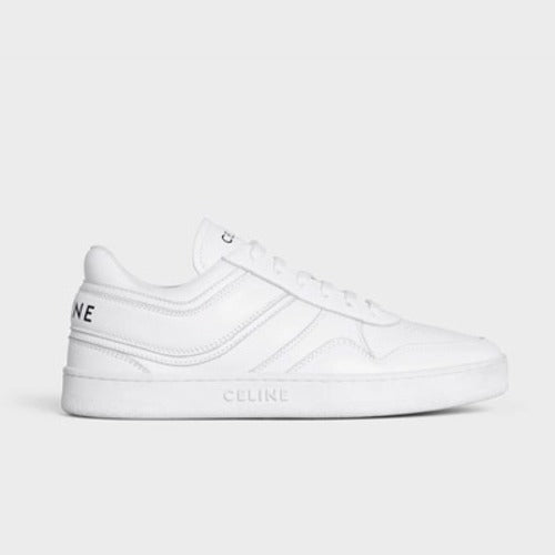 셀린느 트레이너 로우 레이스업 스니커즈 화이트
