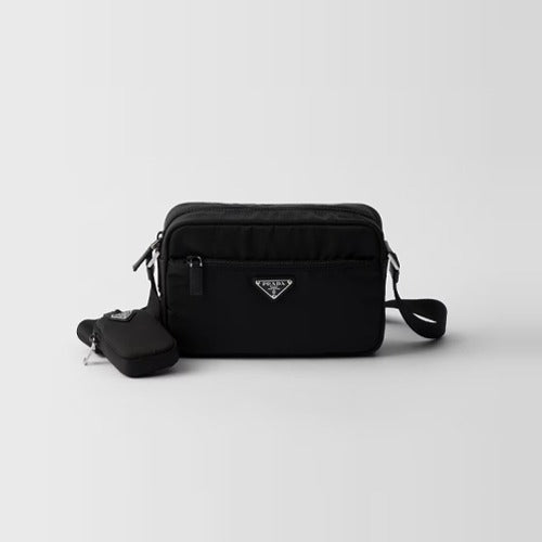 프라다 리나일론 숄더백 블랙 1BC167