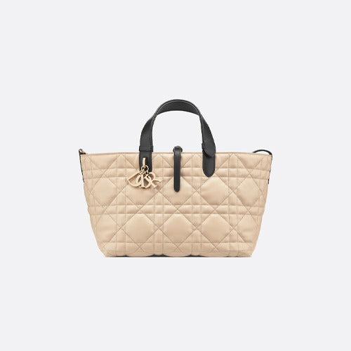 디올 뚜주흐 미디움 숄더백 베이지/블랙