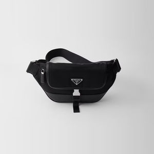 프라다 리나일론 및 사피아노 가죽 숄더백 2VH176