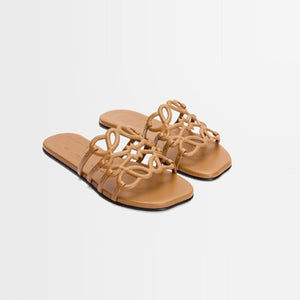 로에베 페탈 아나그램 슬라이드 브라운