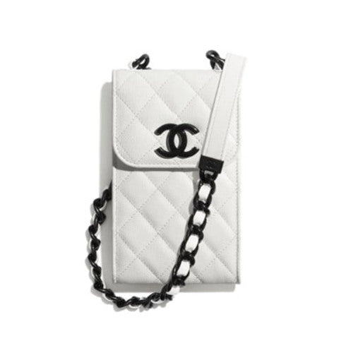 샤넬 체인 미니백 화이트 AP1961 (이시영 착용)