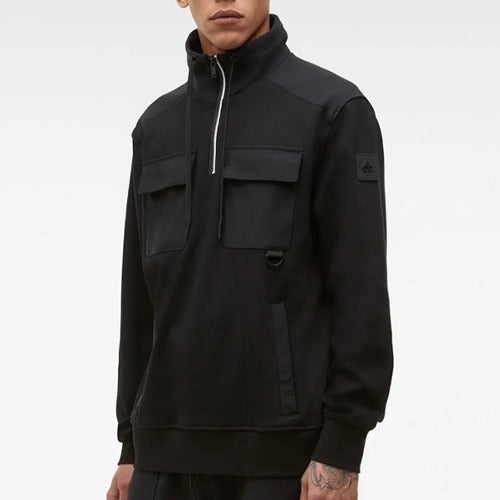 무스너클 페리도 하프 지퍼 풀오버 스웨트셔츠