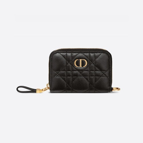 디올 카로 탈착식 카드지갑 블랙