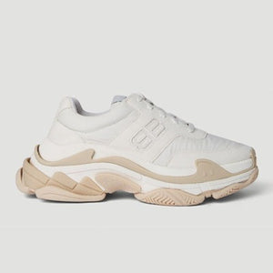 발렌시아가 BB 트리플 S 나일론 스니커즈 베이지