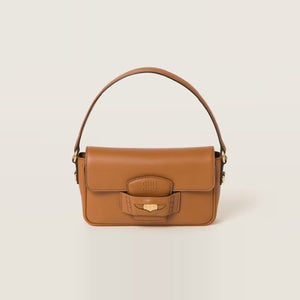 미우미우 페니 가죽백 브라운 5BD270 (김세은 착용)