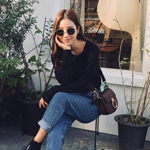 끌로에 테스 숄더백 S 블랙 (윤아,기은세 착용)