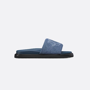 디올 데님 아쿠아 샌들 블루