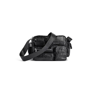 발렌시아가 슈퍼비지 카메라백 블랙