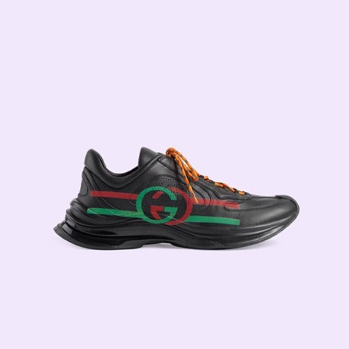 구찌 인터로킹 G 런 스니커즈 블랙
