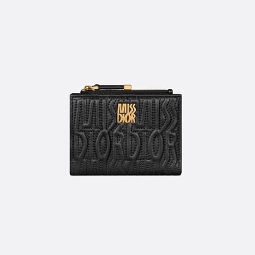 디올 미스 디올 달리아 반지갑 블랙