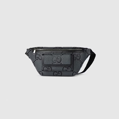 구찌 미디엄 GG 벨트백 그레이/블랙 645093