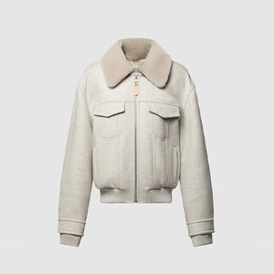 루이비통 울 위드 시어링 칼라 블루종 1AGIRY