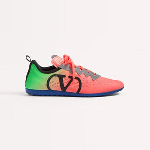 발렌티노 테크니컬 패브릭 크로마톤 스니커즈 코랄/그린