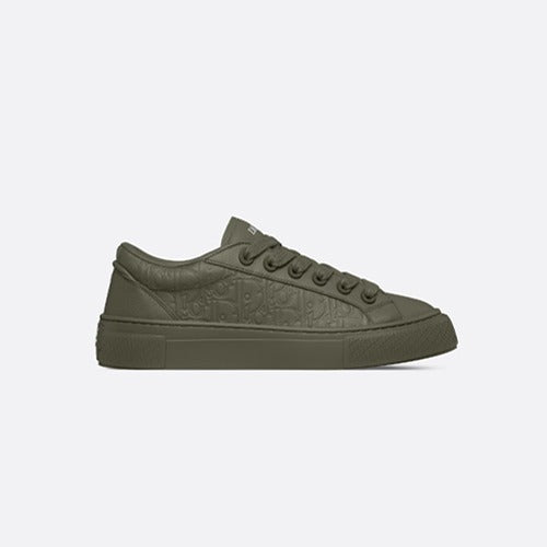 디올 그래비티 B33 가죽 스니커즈 카키