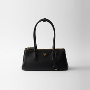 프라다 미디엄 갤러리아 가죽 백 블랙 1BE080