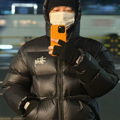 [국내배송] 스투시 마이크로 립스탑 다운 파카 자켓 2color (이동휘 착용)