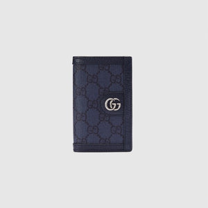 구찌 오피디아 GG 수프림 카드지갑 블루 734943