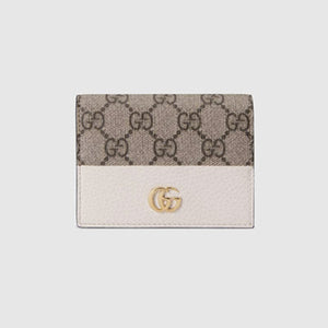 구찌 GG 마몽 카드지갑 베이지/화이트 658610