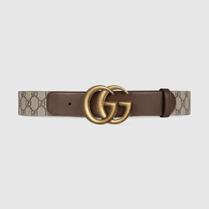 구찌 더블 G 버클 GG 벨트 브라운 2color
