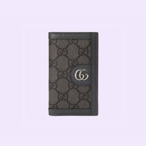 구찌 오피디아 GG 수프림 카드지갑 그레이 734943