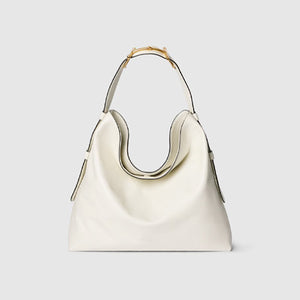 구찌 베아트릭스 레더 토트백 화이트 미디엄/라지