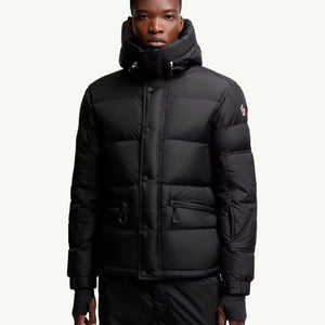 몽클레어 카산카 후드 다운 스키 재킷 블랙