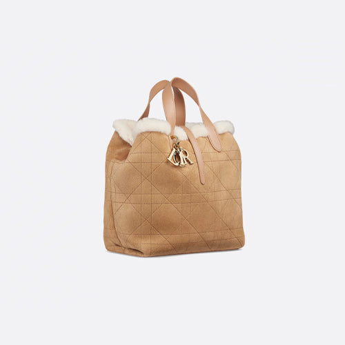 디올 알프스 뚜주흐 버티컬 미디움 숄더백 베이지