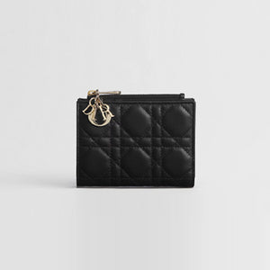 디올 레이디 디올 달리아 반지갑 블랙