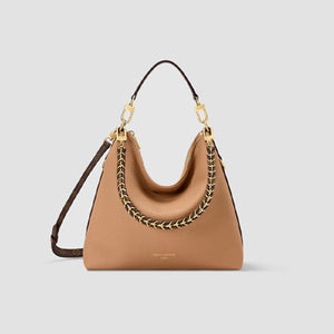 루이비통 레더 멀티패스 핸드백 베이지 M28029