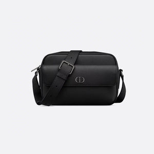 디올 CD 아이콘 지퍼 스트랩백 블랙