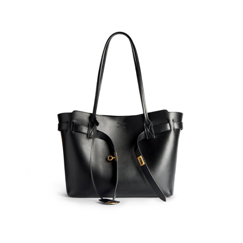 발렌시아가 벨 에어 토트백 미디엄 블랙