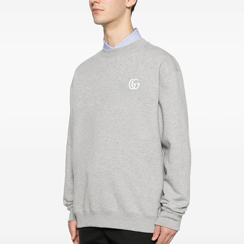 [국내배송] 구찌 로고 자수 코튼 스웨트셔츠 2color