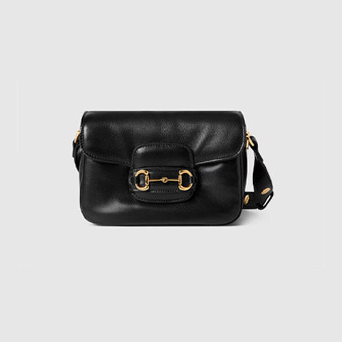 구찌 홀스빗 1955 미니 숄더백 블랙 847064